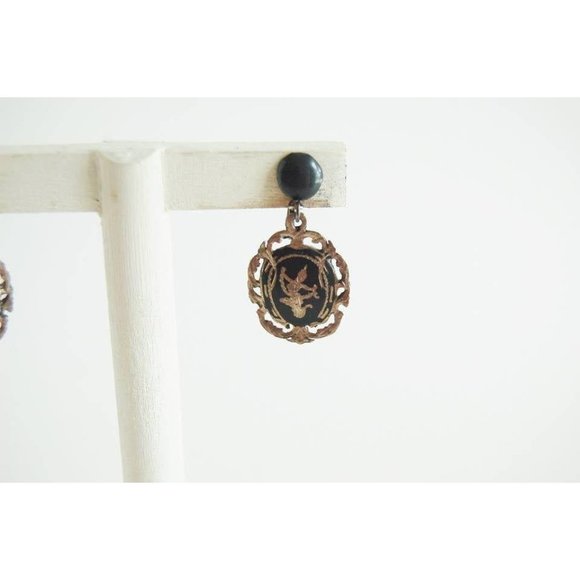 Siam Dancer Sterling Silver Earrings, 1930s Dancin - Picture 7 of 10